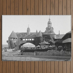 1890 Narragansett Towers & Casino, Narragansett, Rhode Island Outdoor Rug