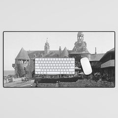 1890 Narragansett Towers & Casino, Narragansett, Rhode Island Desk Mat