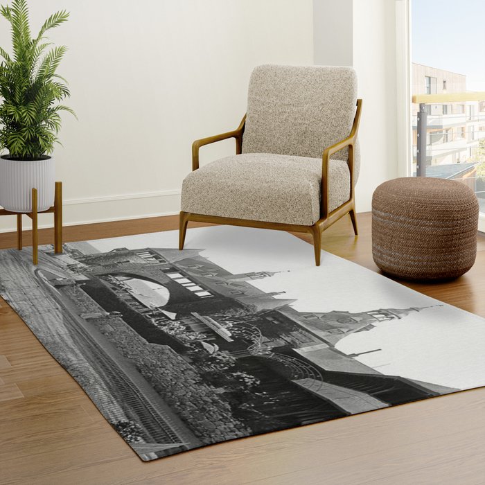 1890 Narragansett Towers & Casino, Narragansett, Rhode Island Rug