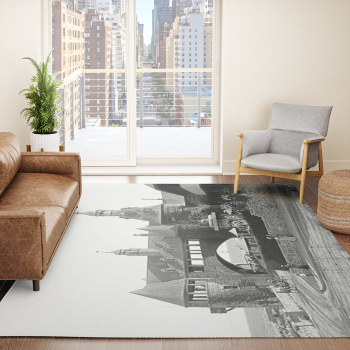 1890 Narragansett Towers & Casino, Narragansett, Rhode Island Rug