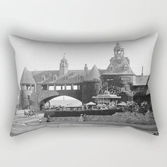 1890 Narragansett Towers & Casino, Narragansett, Rhode Island Rectangular Pillow