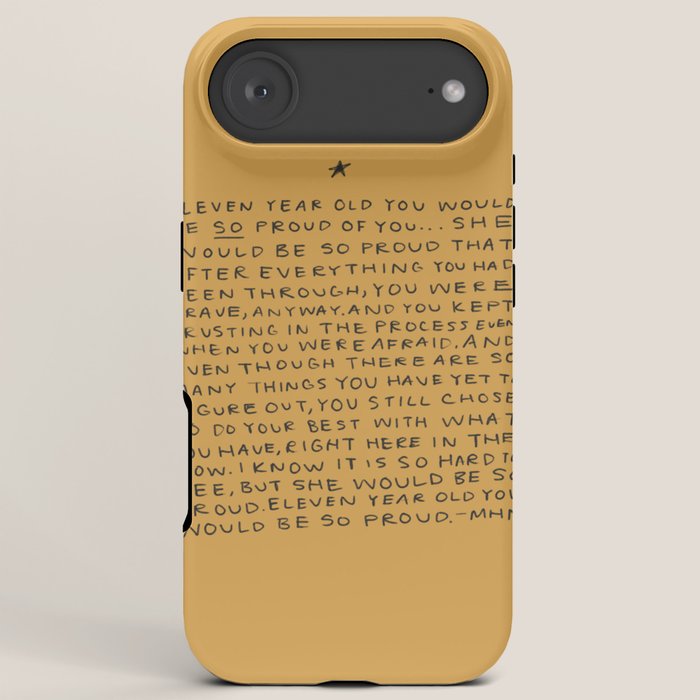 11 year old would be so proud of you iPhone Case