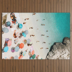 A Day At The Beach Outdoor Rug