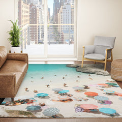 A Day At The Beach Rug