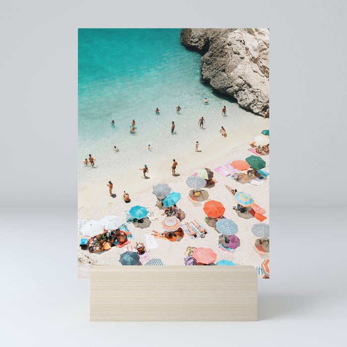 A Day At The Beach Mini Art Print