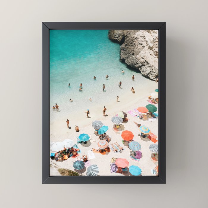 A Day At The Beach Mini Art Print