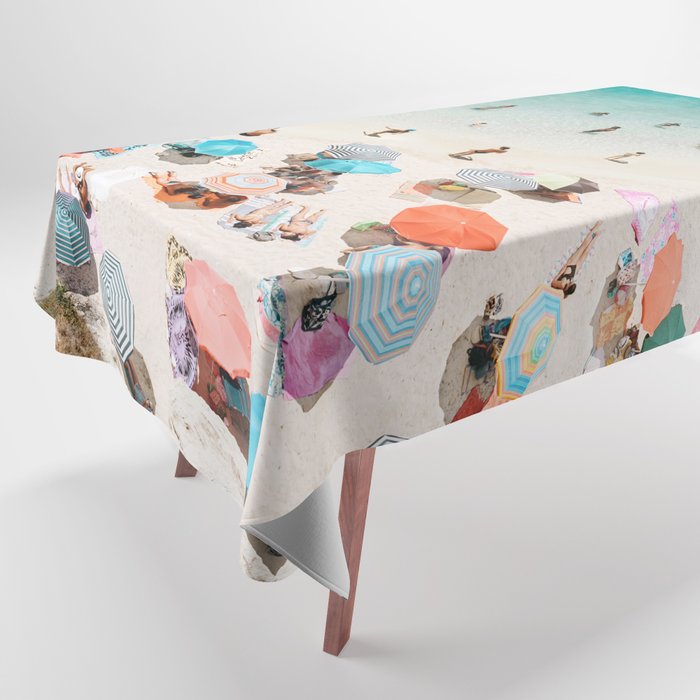 A Day At The Beach Tablecloth