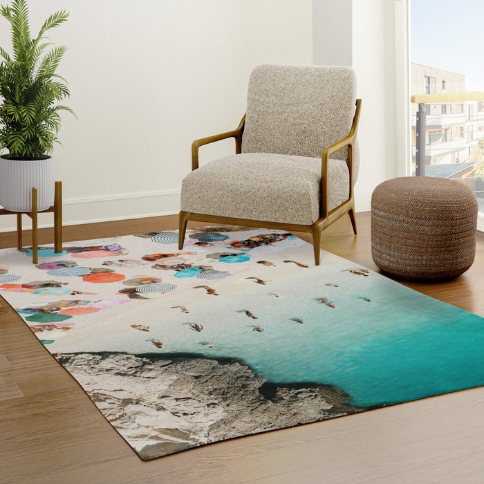 A Day At The Beach Rug