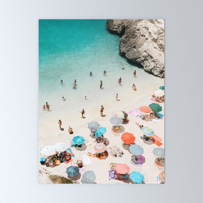 A Day At The Beach Mini Art Print
