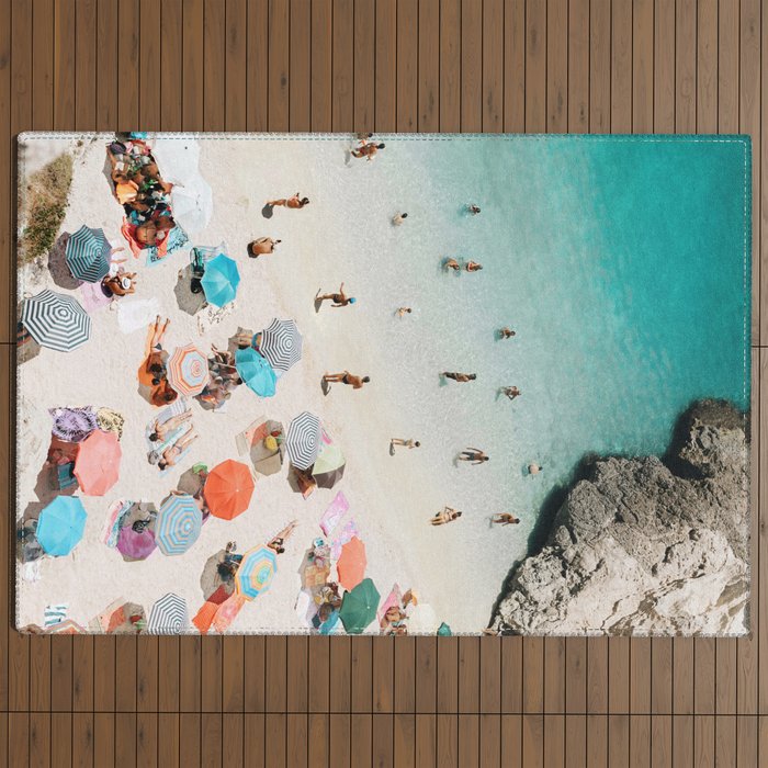 A Day At The Beach Outdoor Rug