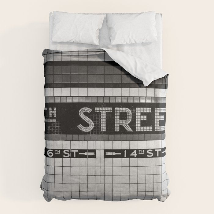 14th Street Duvet Cover