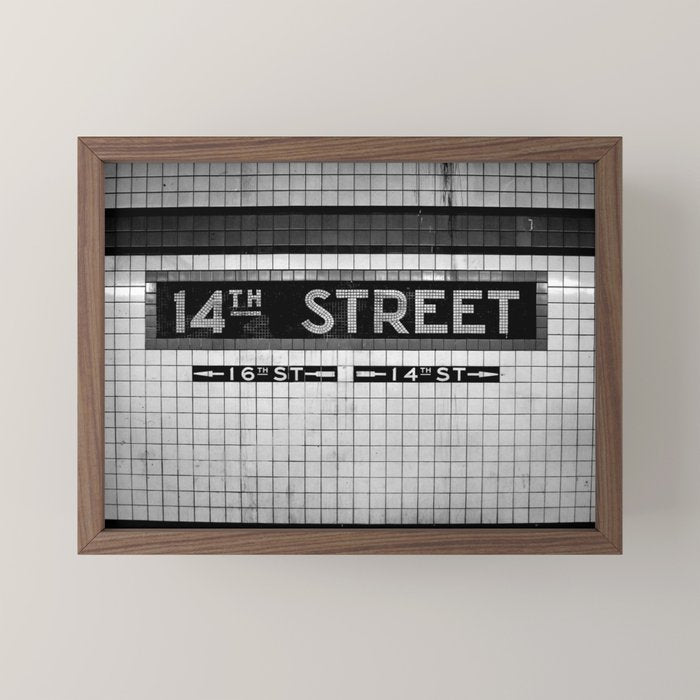 14th Street Mini Art Print