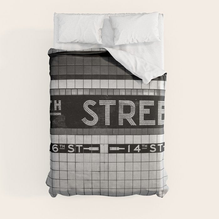 14th Street Duvet Cover