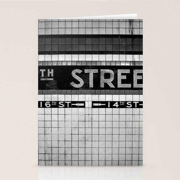 14th Street Stationery Card