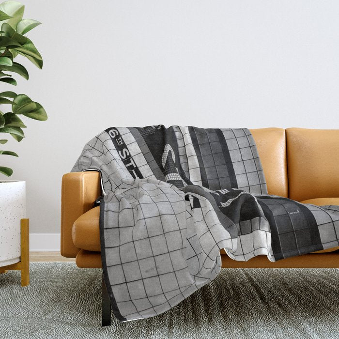 14th Street Throw Blanket