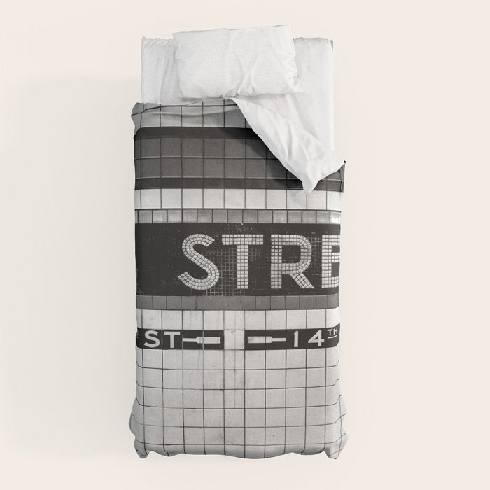 14th Street Duvet Cover