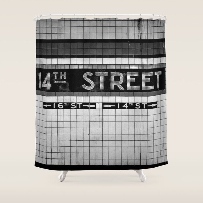 14th Street Shower Curtain
