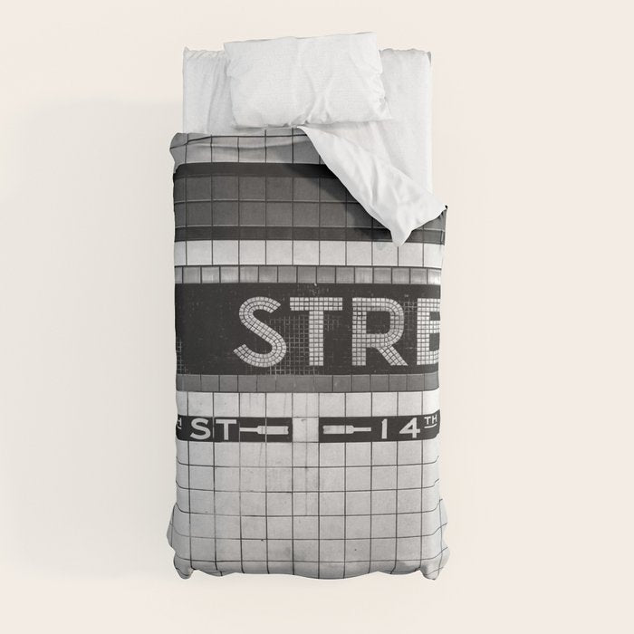 14th Street Duvet Cover