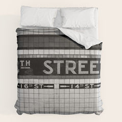 14th Street Duvet Cover