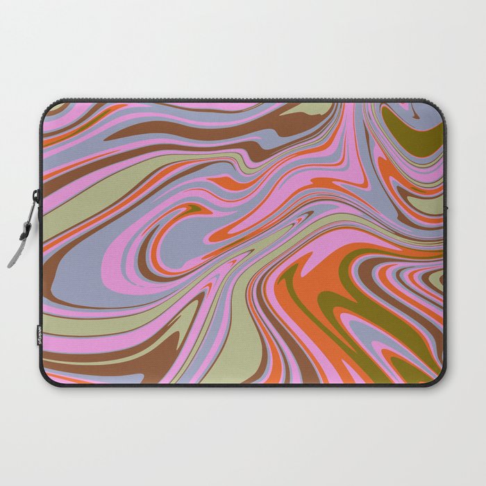 70s Psychedelic Swirl Laptop Sleeve