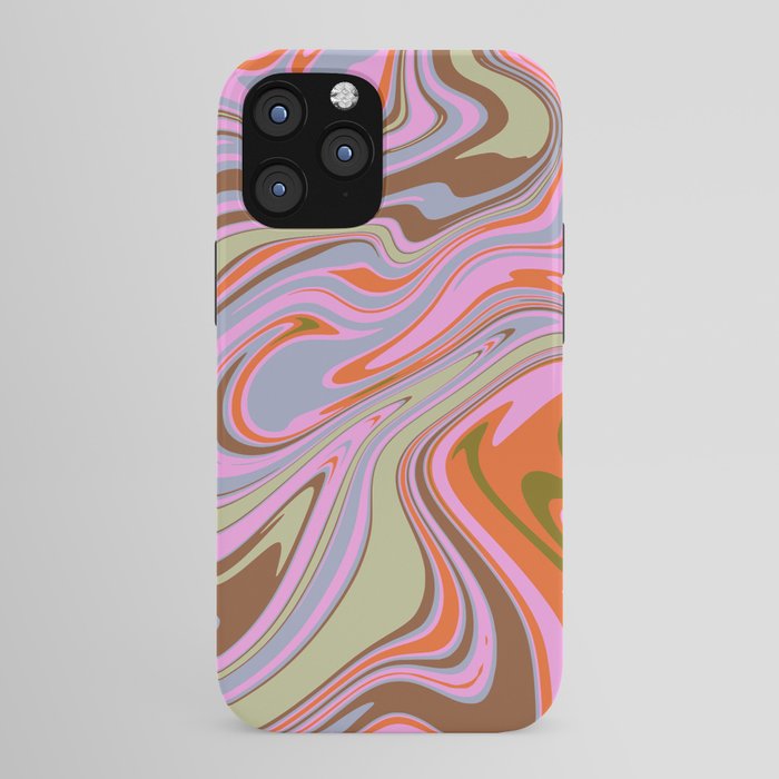 70s Psychedelic Swirl iPhone Case