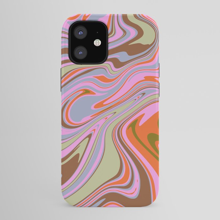 70s Psychedelic Swirl iPhone Case