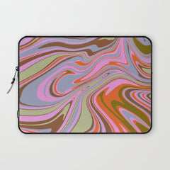 70s Psychedelic Swirl Laptop Sleeve