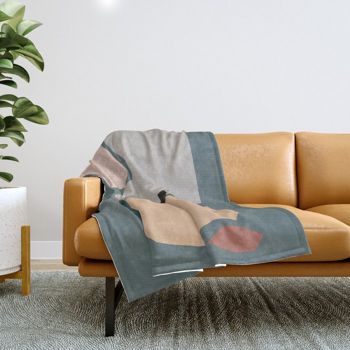 // Shape study #20 Throw Blanket