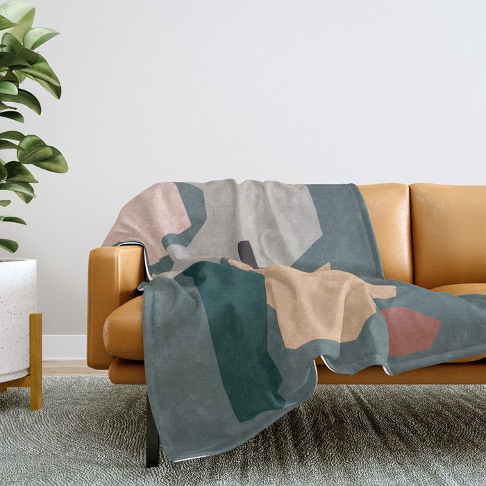 // Shape study #20 Throw Blanket
