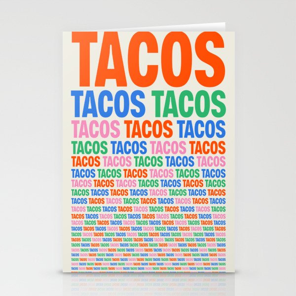 253 Tacos Stationery Card
