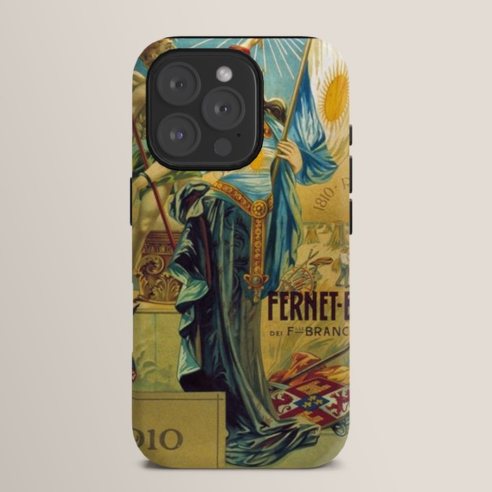 1910 Fernet Branca Liqueur Aperitif Advertisement Poster Print iPhone Case