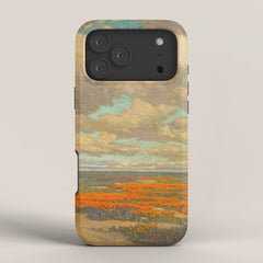 1911 Granville Redmond - A Field of California Poppies iPhone Case