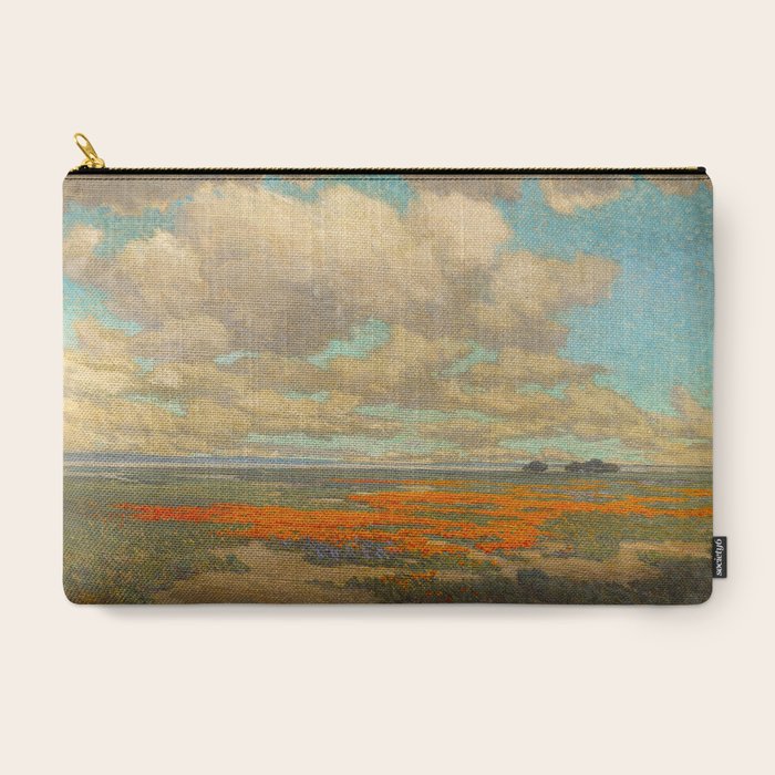 1911 Granville Redmond - A Field of California Poppies Carry All Pouch