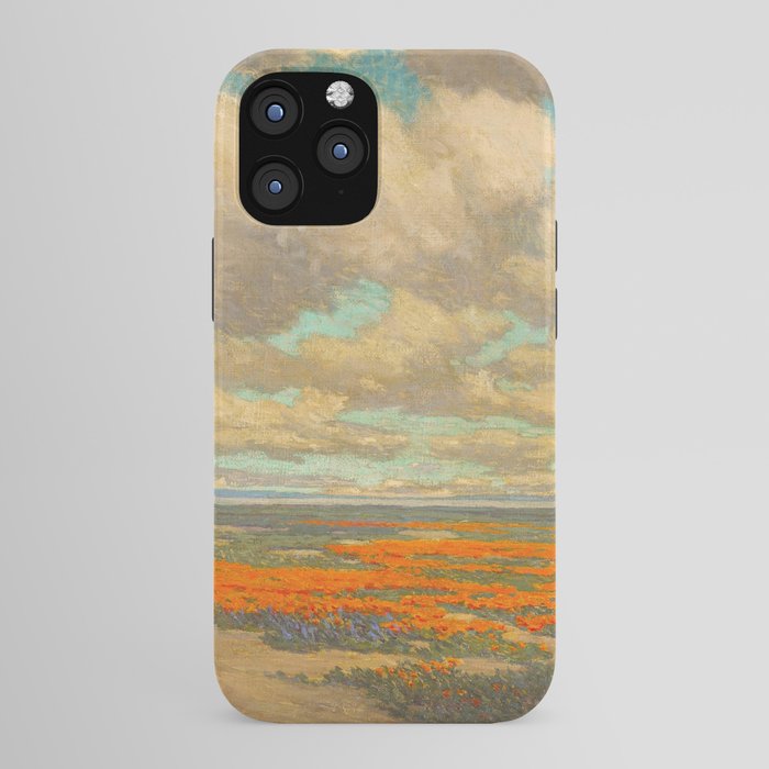 1911 Granville Redmond - A Field of California Poppies iPhone Case