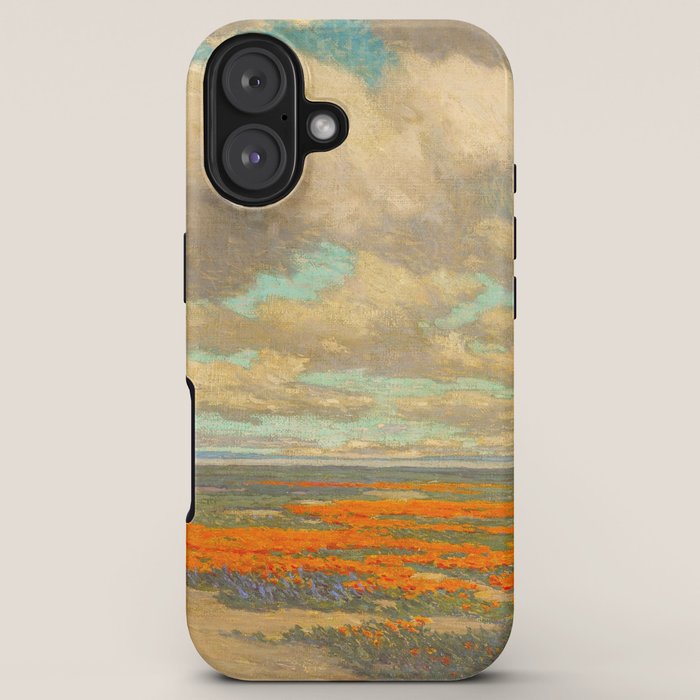 1911 Granville Redmond - A Field of California Poppies iPhone Case