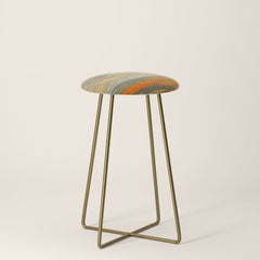 1911 Granville Redmond - A Field of California Poppies Stool