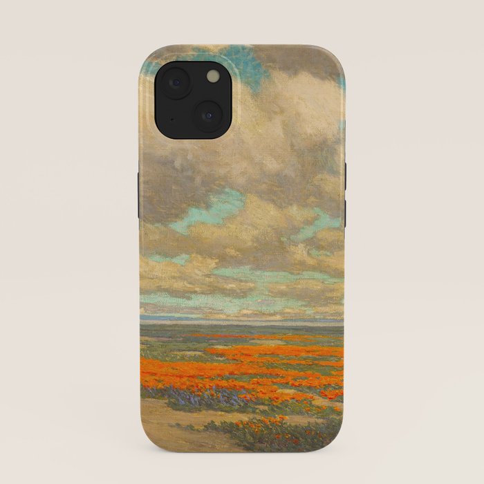 1911 Granville Redmond - A Field of California Poppies iPhone Case
