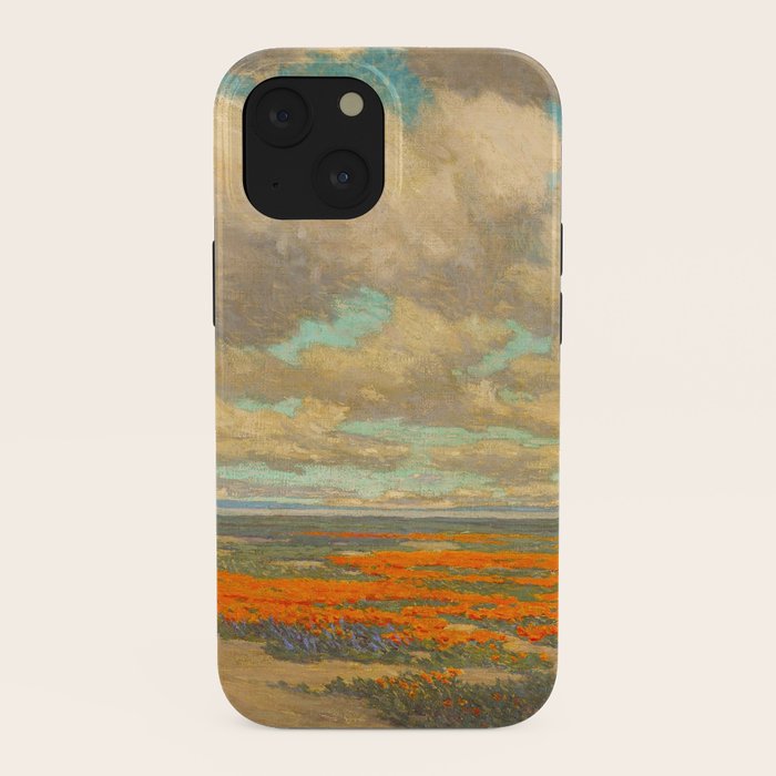 1911 Granville Redmond - A Field of California Poppies iPhone Case