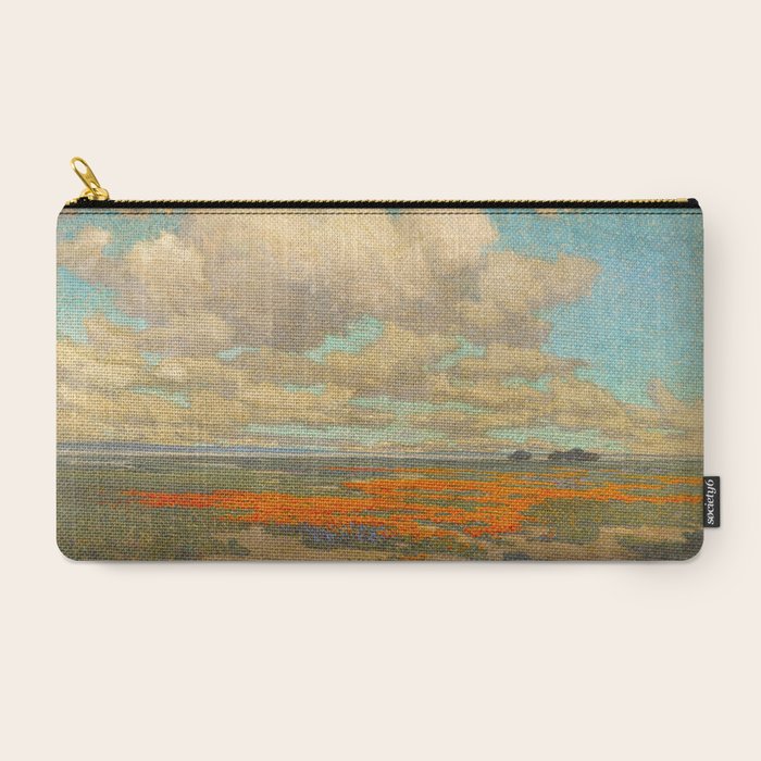 1911 Granville Redmond - A Field of California Poppies Carry All Pouch