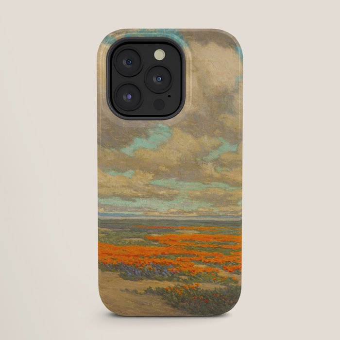 1911 Granville Redmond - A Field of California Poppies iPhone Case
