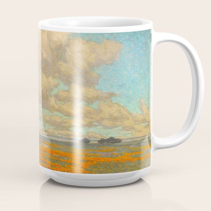 1911 Granville Redmond - A Field of California Poppies Coffee Mug