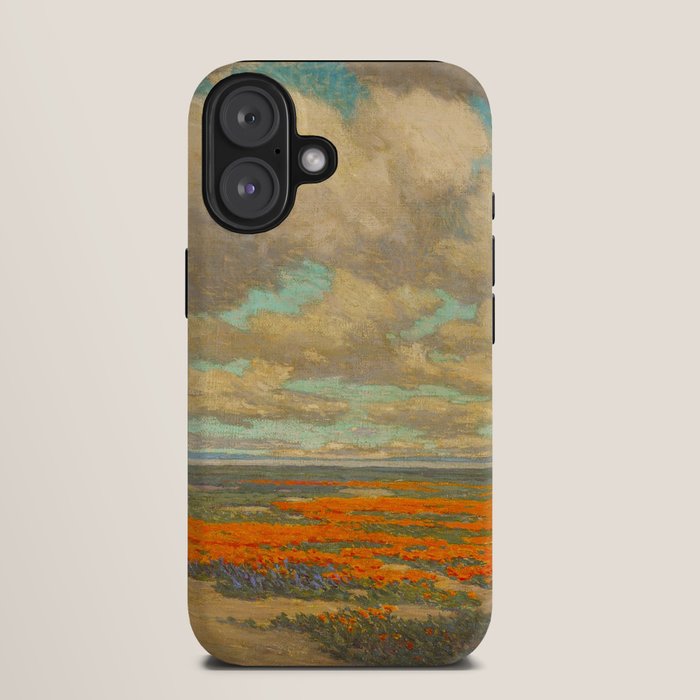 1911 Granville Redmond - A Field of California Poppies iPhone Case