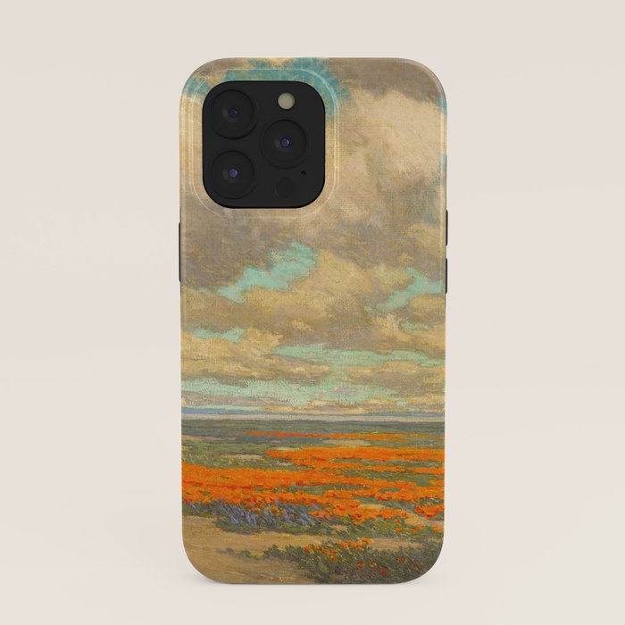 1911 Granville Redmond - A Field of California Poppies iPhone Case