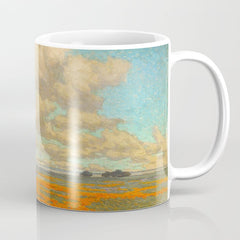 1911 Granville Redmond - A Field of California Poppies Coffee Mug