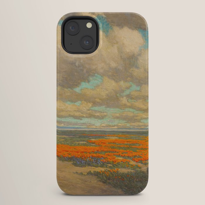 1911 Granville Redmond - A Field of California Poppies iPhone Case
