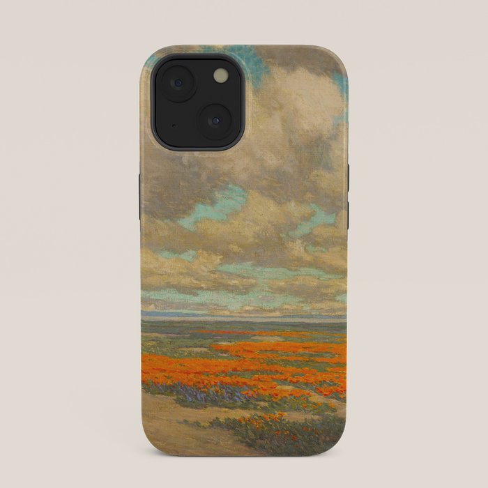 1911 Granville Redmond - A Field of California Poppies iPhone Case