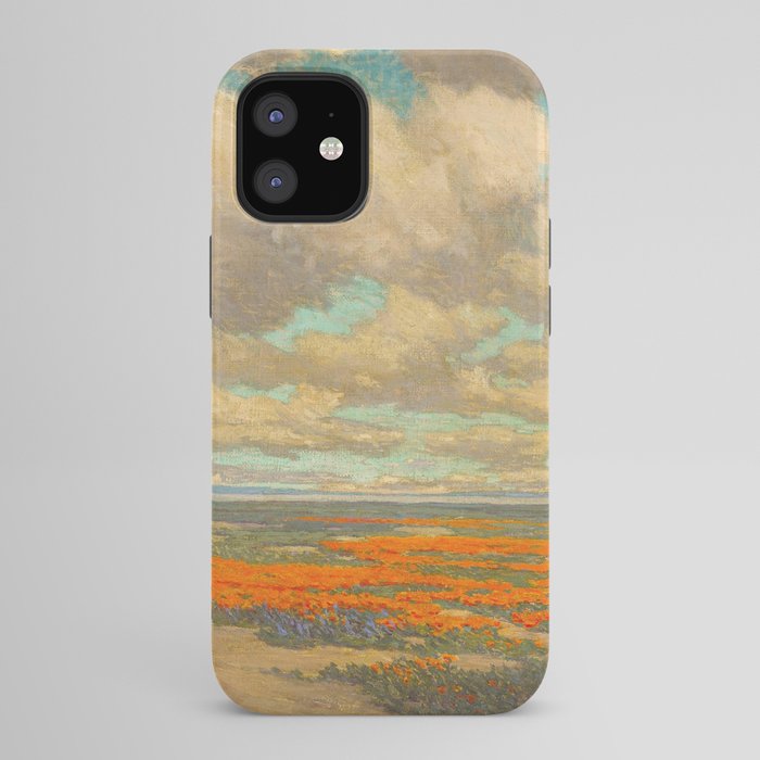 1911 Granville Redmond - A Field of California Poppies iPhone Case
