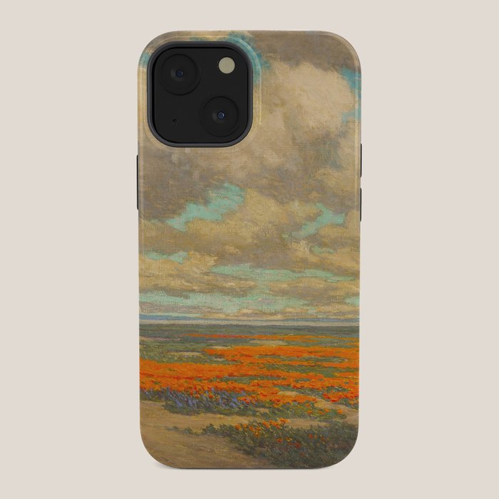 1911 Granville Redmond - A Field of California Poppies iPhone Case