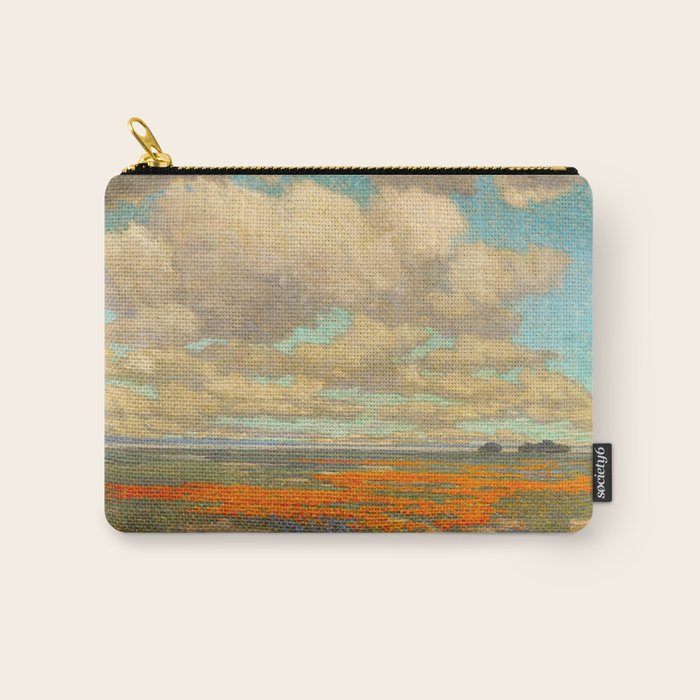 1911 Granville Redmond - A Field of California Poppies Carry All Pouch