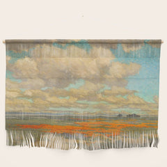 1911 Granville Redmond - A Field of California Poppies Wall Hanging
